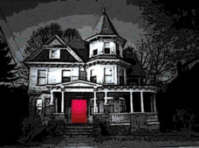 house with red door picture